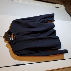 Ladies Tommy Hilfiger Button-front Shirt, Black, size 14